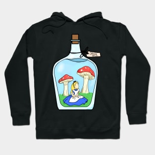 Alice in a bottle Hoodie